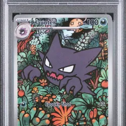 2025 #027 HAUNTER PSA 8 Mep EN-Me Black Star Promo