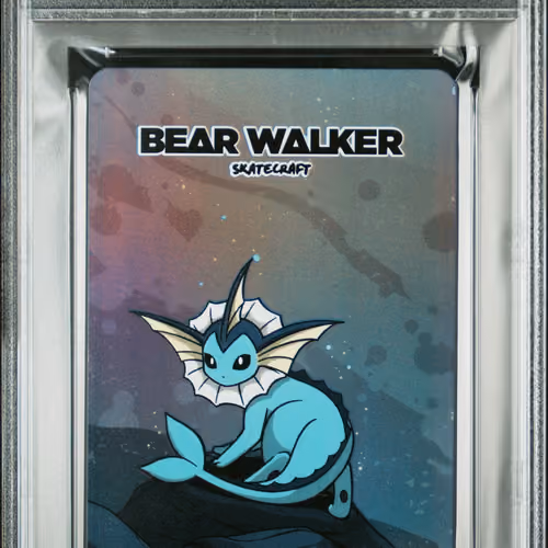 2025 #NA Vaporeon PSA 9 Center X Bear Walker Collection Cards