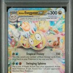 2024 #133 Alolan Exeggutor EX PSA 9 Ssp EN-Surging Sparks