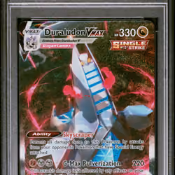 2021 #220 Full Art/Duraludon Vmax PSA 10 Sword & Shield Evolving Skies Pokemon