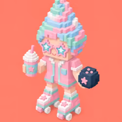 Pastel Skater Girl