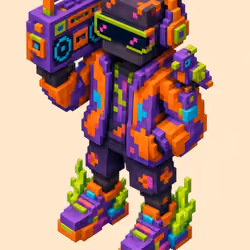Pixel Visor Robot