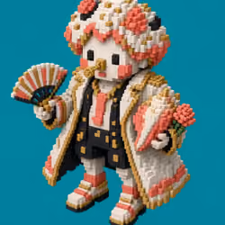 Rose Fan Clown