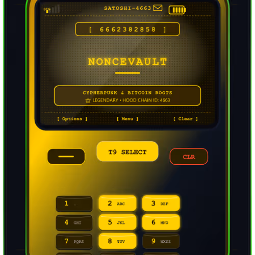 T9 HOOD #1009 - NONCEVAULT