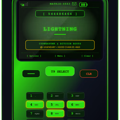 T9 HOOD #0715 - LIGHTNING