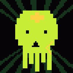 Classic Lime Skulls #4072