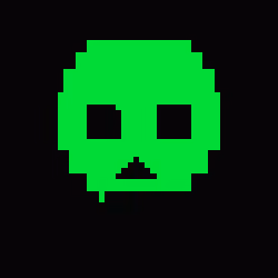 Classic Lime Skulls #18368