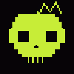 Classic Lime Skulls #1154