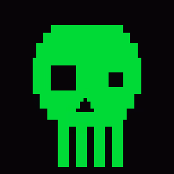 Classic Lime Skulls #16400