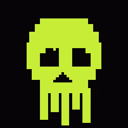 Classic Lime Skulls #6736
