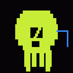 Classic Lime Skulls #1450