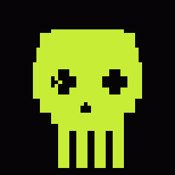 Classic Lime Skulls #18367