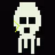 Classic Lime Skulls #4238