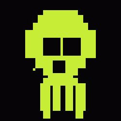 Classic Lime Skulls #16237
