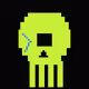Classic Lime Skulls #15286