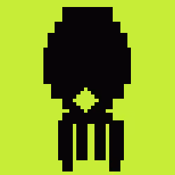 Classic Lime Skulls #10591