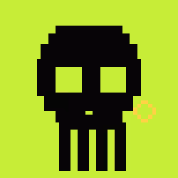 Classic Lime Skulls #19768