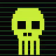 Classic Lime Skulls #15281