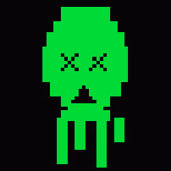Classic Lime Skulls #10643