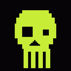 Classic Lime Skulls #10836