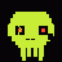Classic Lime Skulls #13941
