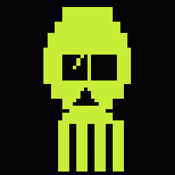 Classic Lime Skulls #1453