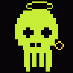 Classic Lime Skulls #11008