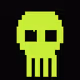 Classic Lime Skulls #18435