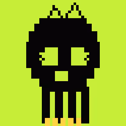 Classic Lime Skulls #6840