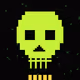 Classic Lime Skulls #1113