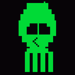 Classic Lime Skulls #18671