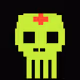 Classic Lime Skulls #15288