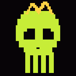 Classic Lime Skulls #10583
