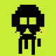 Classic Lime Skulls #1116