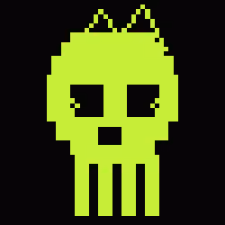 Classic Lime Skulls #15747