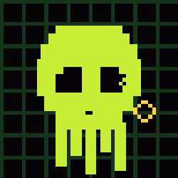 Classic Lime Skulls #14360