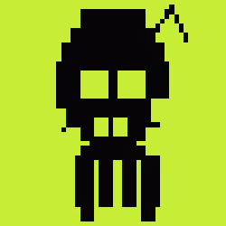 Classic Lime Skulls #7274