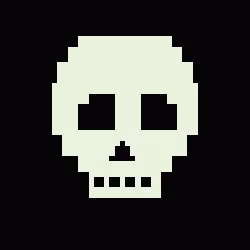 Classic Lime Skulls #11428