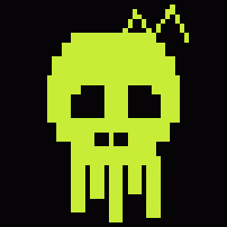 Classic Lime Skulls #10830