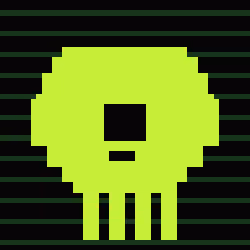 Classic Lime Skulls #10550