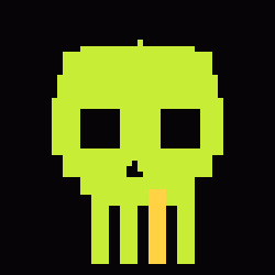 Classic Lime Skulls #15892