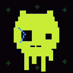 Classic Lime Skulls #6581