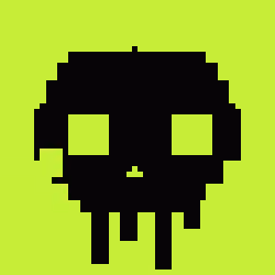 Classic Lime Skulls #10642