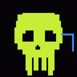 Classic Lime Skulls #11426