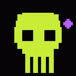 Classic Lime Skulls #15744