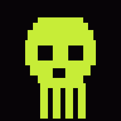 Classic Lime Skulls #9883