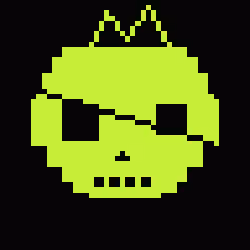 Classic Lime Skulls #8168