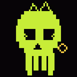 Classic Lime Skulls #14363