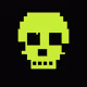Classic Lime Skulls #15279