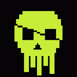 Classic Lime Skulls #14703